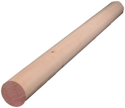 ALEXANDRIA Moulding 02521-R0048C1 Dowel, 1-1/2 in Dia, 48 in L, Hardwood, Pink Sells in Quantity of 2