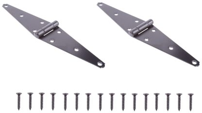 ProSource HSH-B06-C2PS Strap Hinge, 2.6 mm Thick Leaf, Steel, 180 Range of Motion