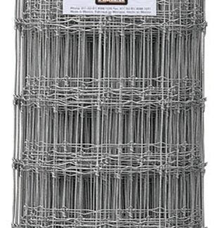 Rangemaster 6797 Staylock Fence, 12 in, 49 in H, 330 ft L, 12-1/2 Gauge, Steel, Galvanized