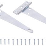 ProSource LTH-Z06-C2PS T-Hinge, Steel, Zinc, Fixed Pin, 180 deg Range of Motion, 36 (Pair) lb