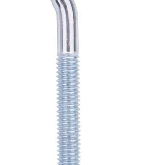 ProSource LR325 Hook Bolt, 7.8 mm Thread, 2-7/8 in L Thread, 5 in L, Steel, Zinc Sells in Quantity of 10