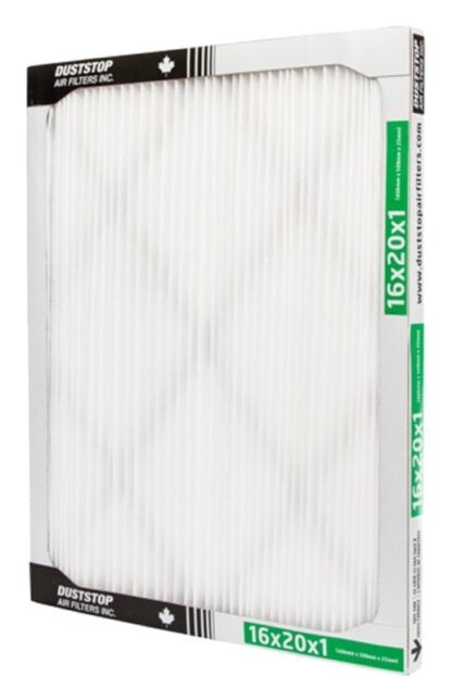 Duststop Supreme DP162011 Air Filter, 20 in L, 16 in W, 11 MERV, 3 to 10 micron MPR Sells in Quantity of 6