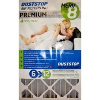 Duststop Premium DP-20254 Air Filter, 25 in L, 20 in W, 8 MERV Sells in Quantity of 3