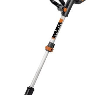 Worx WG163 String Trimmer/Edger, 20 V, 37.8 in L Shaft, Black/Orange/Silver