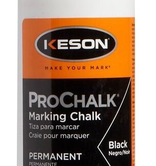 Keson 8BLACK Marking Chalk Refill, Black