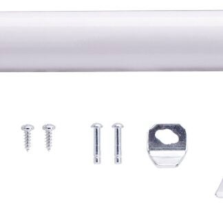 ProSource 16027-UW-PS Door Closer, 1-1/2 in Dia Rod, 17-1/2 in L, Aluminum Tube, 90 deg Opening, 99 lb