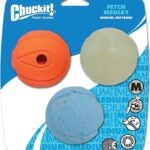 Chuckit! 0520520 Dog Toy, M, Natural Rubber, Multi-Color