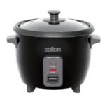 Salton RC1653 Automatic Rice Cooker, 6 cup Capacity, 120 VAC, Black