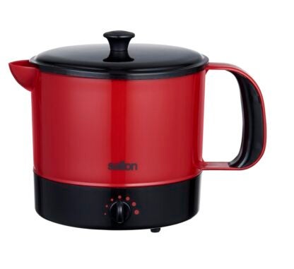 Salton Multi-Pot Series MP2013 Multi-Cooker, 1.25 L Capacity, 1000 W, Red