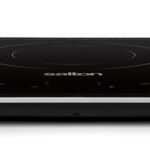 Salton ID2066 Slim Induction Cooktop, 14 in Cooktop, Hot Plate Surface, 1500 W, Black, 14.3 in OAW, 1-1/2 in OAH