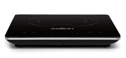 Salton ID2066 Slim Induction Cooktop, 14 in Cooktop, Hot Plate Surface, 1500 W, Black, 14.3 in OAW, 1-1/2 in OAH