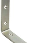 National Hardware 115BC Series N220-160 Corner Brace, 6 in L, 1-1/8 in W, 5.97 in H, Steel, Zinc, 0.19 Thick Material