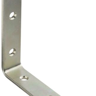 National Hardware 115BC Series N220-160 Corner Brace, 6 in L, 1-1/8 in W, 5.97 in H, Steel, Zinc, 0.19 Thick Material