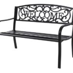 Seasonal Trends XG-204N Essentials Welcome Park Bench, Steel Seat/Frame