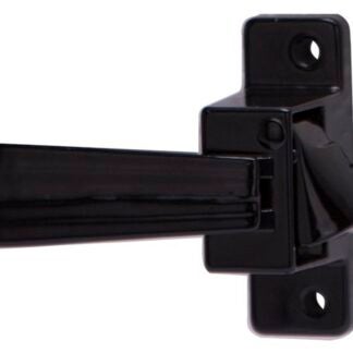 ProSource 31605-U-PS Inside Door Latch, Zinc, Black, 5/8 to 1-1/2 in Thick Door, 5/8 in Backset