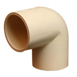 BOW 568519 Pipe Elbow, 3/4 in, Hub, 90 deg Angle, CPVC, White Sells in Quantity of 25