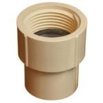 BOW 568808 Pipe Adapter, 1/2 in, Socket x Female, CPVC Sells in Quantity of 25