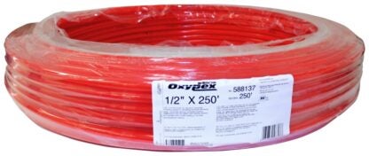 BOW 588137 Pipe Tubing, 1/2 in, Polyethylene, Red, 250 ft L