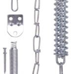 ProSource 15001-U-PS Door Stop Chain Kit, 15-1/2 in L, Steel, Zinc, Steel String and Chain Link