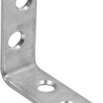 National Hardware 115BC Series N266-304 Corner Brace, 1-1/2 in L, 5/8 in W, Steel, Zinc, 0.08 Thick Material Sells in Quantity of 40