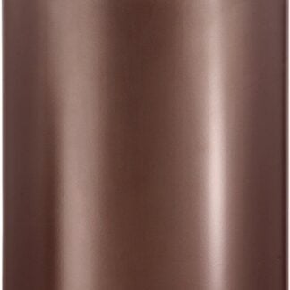 Simple Spaces LYP0701 Trash Can, 1.85 gal Capacity, Plastic/Stainless Steel/Steel, Venetian Bronze, Flat Lid Closure