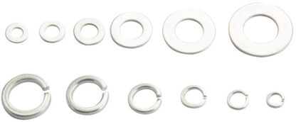 ProSource 045734683495 Washer Assortment, Zinc