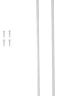 ProSource LR-105-PS Door Brace, 3/8 in W, Steel, Zinc