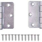 ProSource LR-110-PS Door Hinge, Steel, Zinc, Loose Pin, 180 deg Range of Motion, Screw Mounting