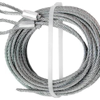 Prime-Line GD 52101 Aircraft Cable, 3/32 in Dia, 12 in L, Carbon Steel, Galvanized