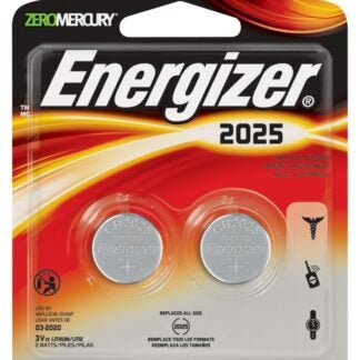 Energizer 2025BP-2N Coin Cell Battery, 3 V Battery, 163 mAh, Lithium-Ion Sells in Quantity of 10