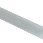 National Hardware N247-239 Flat Bar, 1 in W, 48 in L, 1/4 in Thick, Aluminum, Mill