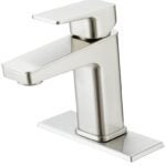 Boston Harbor FS6A0215NP Lavatory Faucet, 1.2 gpm, 1-Faucet Handle, 1, 3-Faucet Hole, Metal/Plastic, Brushed Nickel