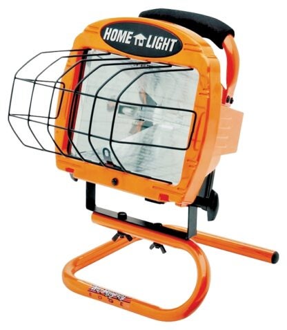 CCI L33 Work Light with Switch, 120 V, 500 W, 1-Lamp, Halogen Lamp, 8000 Lumens Lumens, Orange