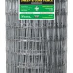 Rangemaster 6965 Sheep and Goat Fence, 330 ft L, 48 in H, 4 x 4 in Mesh, 13 Gauge, Zinc