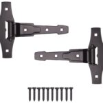 ProSource 33147PKB-PS T-Hinge, Steel, Black, Loose Pin Pin, 180 deg Range of Motion, 55 (Pair) lb