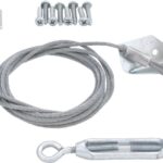 ProSource 33198ZCX-PS Anti-Sag Gate Kit, Steel, Silver, Zinc, 18-Piece, For: Outdoor