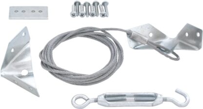 ProSource 33198ZCX-PS Anti-Sag Gate Kit, Steel, Silver, Zinc, 18-Piece, For: Outdoor