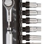 Vulcan 11PC-2 Socket Set, Chrome Vanadium Steel, Chrome