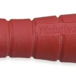 Crescent Nicholson 21515 File Handle, 5 in L, Screw-On, Plastic, Red