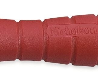 Crescent Nicholson 21515 File Handle, 5 in L, Screw-On, Plastic, Red