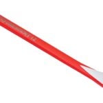 Crescent CODE RED Series MB12 Pry Bar, 12 in L, Ground Tip, Steel, Red, 3-1/4 in W