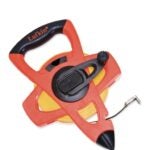 Crescent Lufkin FE050 Tape Measure, 50 ft L Blade, 1/2 in W Blade, Fiberglass Blade, ABS Case, Orange Case