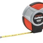 Crescent Lufkin COLORmaxx ST100 Tape Measure, 100 ft L Blade, 3/8 in W Blade, Steel Blade, Plastic Case