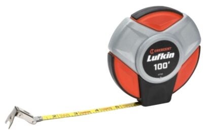 Crescent Lufkin COLORmaxx ST100 Tape Measure, 100 ft L Blade, 3/8 in W Blade, Steel Blade, Plastic Case