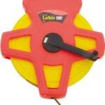 Crescent Lufkin FE200/1708 Tape Measure, 200 ft L Blade, 1/2 in W Blade, Fiberglass Blade, ABS Case, Orange Case