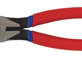 Crescent 20509CVSMLN Lineman's Plier, 9-1/4 in OAL, 11 AWG Cutting Capacity, Red Handle, Double-Dip Handle