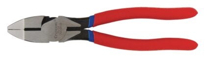 Crescent 20509CVSMLN Lineman's Plier, 9-1/4 in OAL, 11 AWG Cutting Capacity, Red Handle, Double-Dip Handle