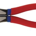 Crescent 508CVNN Lineman's Solid Joint Plier, 8-5/16 in OAL, 11 AWG Cutting Capacity, Red Handle, Spring Tempered Handle