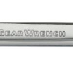 GearWrench 9024 Combination Wrench, SAE, 3/4 in Head, 9.764 in L, 12-Point, Steel, Chrome, Standard Handle