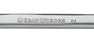 GearWrench 9024 Combination Wrench, SAE, 3/4 in Head, 9.764 in L, 12-Point, Steel, Chrome, Standard Handle